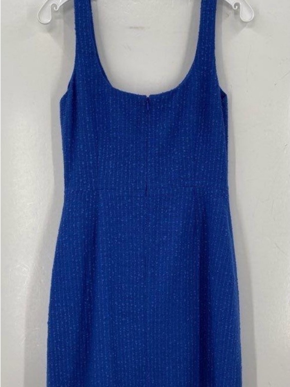 Veronica Beard Sleeveless Mini Dress in Cobalt Blue